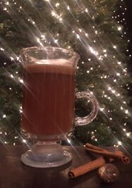 Hot Buttered Tawny Port with Cinnamon Sticks